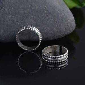Silver Toe Rings (Pair)
