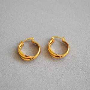 18K Gold Earrings