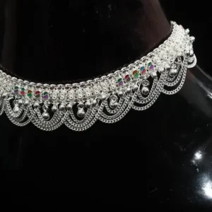Silver Anklet (Traditional Design)